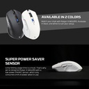 FANTECH RAIGOR IIII WG12RS Wireless 2.4Ghz Gaming Mouse With Rechargeable Battery Black-White
