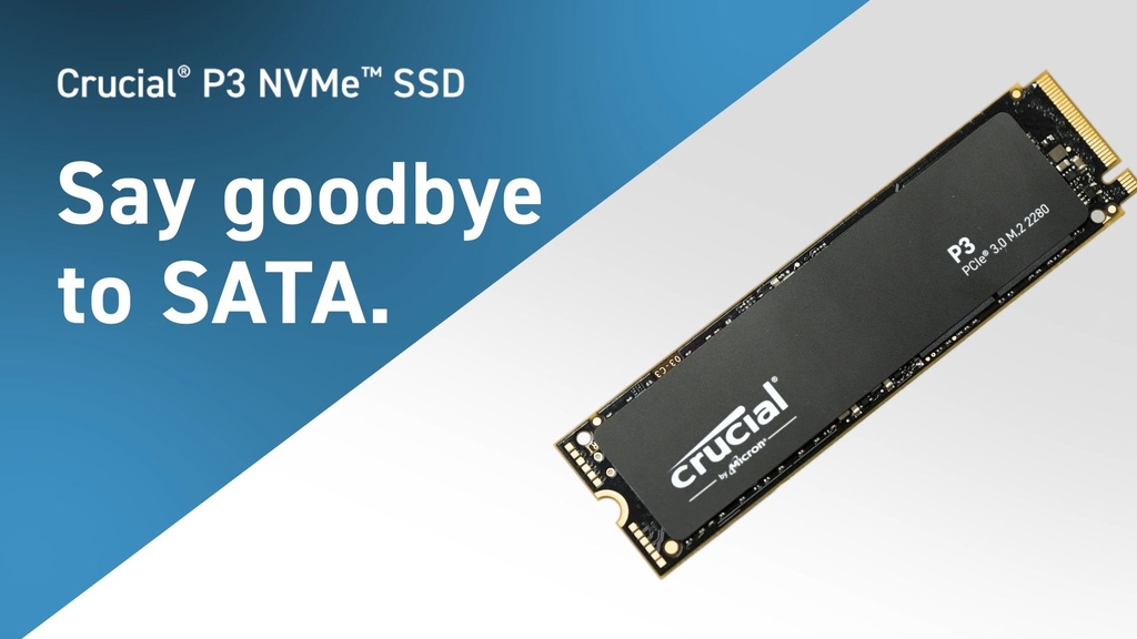 Crucial 1T GB SSD Sata-nvme P3