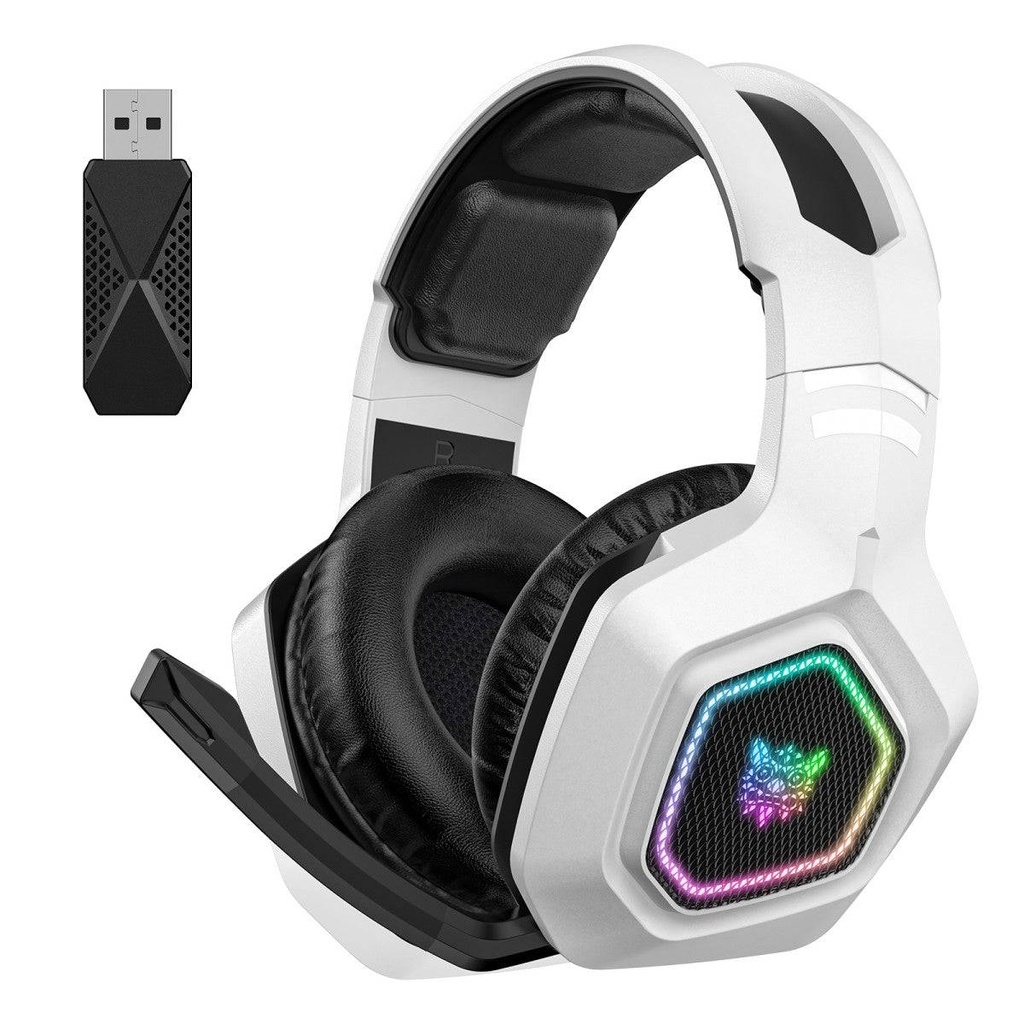 ONIKUMA B100 Tri-mode RGB Wireless Gaming Headset black and white