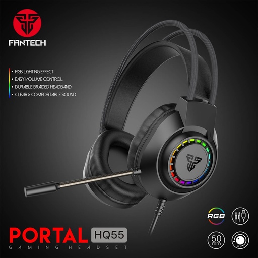 [HP-06-10] FANTECH PORTAL HQ55 GAMING HEADSET